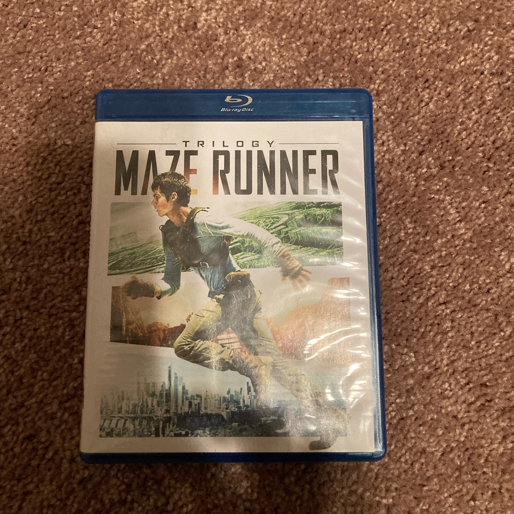 Maze Runner trilogy DVD + Blu-ray